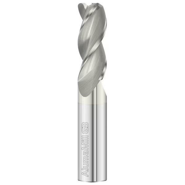 3-Flute - 37.5° Helix - 3833 AlumaMill G3 HP End Mills, FC5, RH Spiral, Corner Radius, Standard, , Fullerton Tool, Mfr#: 27582